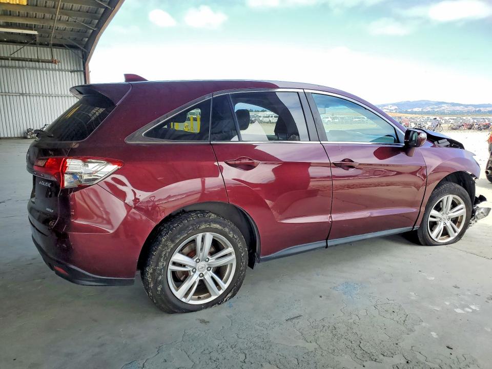 2013 Acura Rdx VIN 5J8TB4H51DL009181 COPART salvage auction — FRONT END, Ca - Salvage Certificate, sold $125 on 2026-07-09 (photo 3)