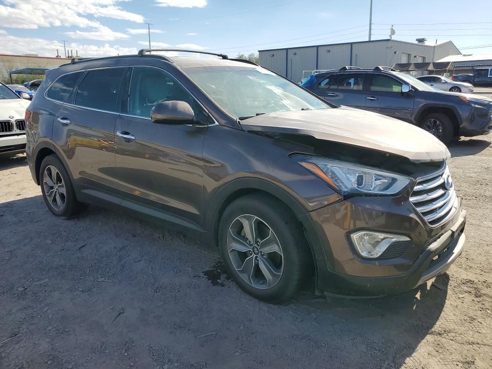 2015 Hyundai Santa fe VIN KM8SMDHF4FU098735 COPART salvage auction — FRONT END, Nv - Salvage Title, sold $1,500 on 2026-07-28 (photo 4)