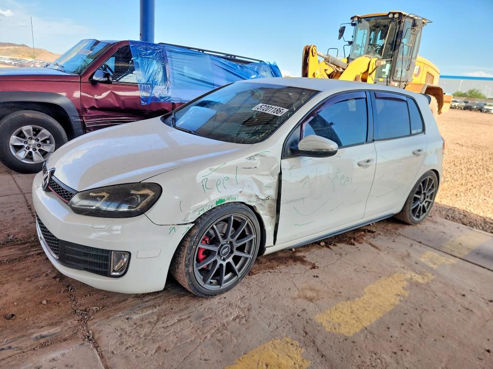 2012 Volkswagen Gti VIN WVWHV7AJ9CW308371 COPART salvage auction — FRONT END, Az - Cert Of Title - Salvage, sold $2,550 on 2026-07-02 (photo 1)