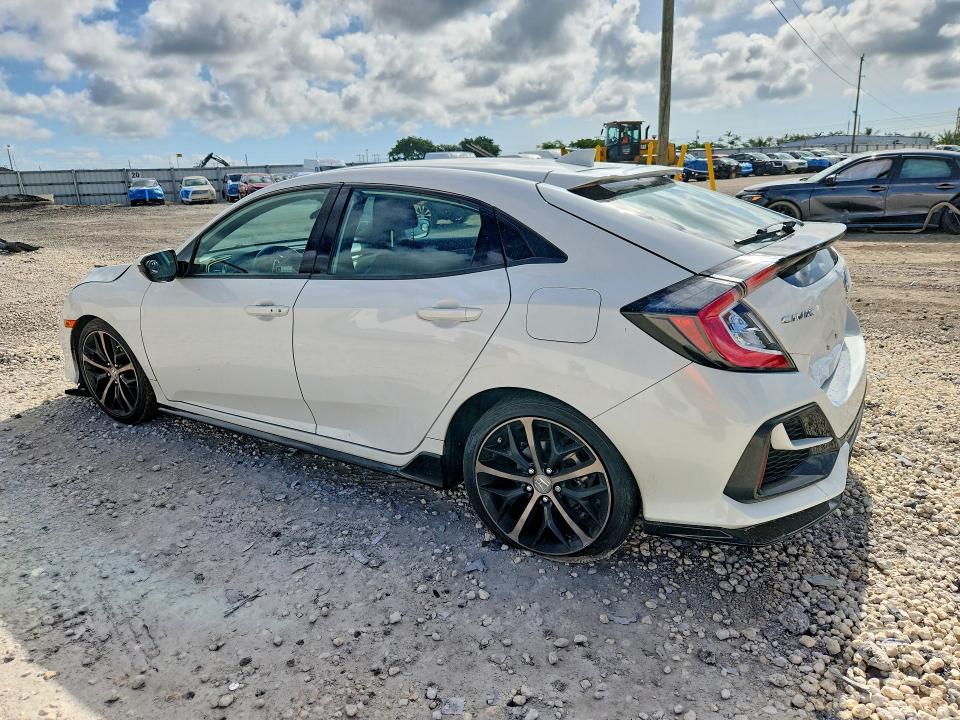 2021 Honda Civic VIN SHHFK7H43MU215463 COPART salvage auction — FRONT END, Fl - Cert Of Title Slvg Rebuildable, sold $2,150 on 2026-07-29 (photo 2)
