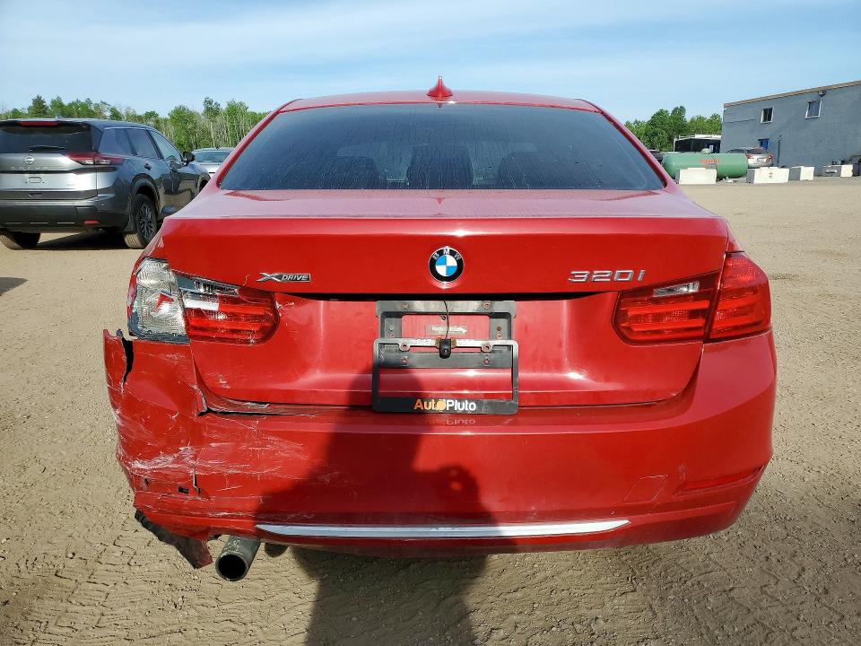 2013 BMW 3 series VIN WBA3C3C52DF979212 COPART salvage auction — REAR END, ON - PERMIT NO BRAND - UNFIT, sold $1,800 on 2026-07-16 (photo 6)
