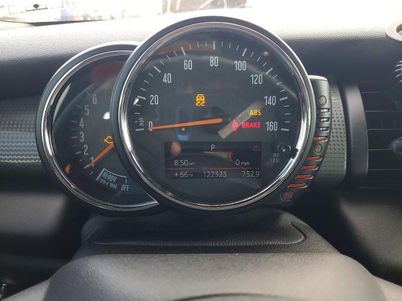 2015 Mini Cooper VIN WMWXS5C59FT827139 COPART salvage auction — FRONT END, Ca - Salvage Certificate, sold $250 on 2026-07-22 (photo 9)