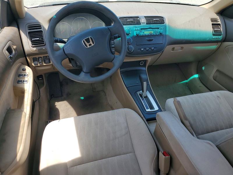 2005 Honda Civic VIN JHMES26795S000315 COPART salvage auction — FRONT END, Ca - Dis/Dlr/Exp Only Clean Title, sold $700 on 2026-07-07 (photo 8)