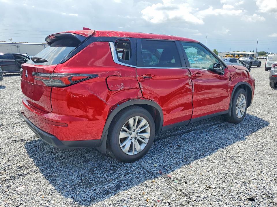 2025 Mitsubishi Outlander VIN JA4J3UA83SZ024552 COPART salvage auction — SIDE, Fl - Certificate Of Title, sold $6,700 on 2026-07-10 (photo 3)