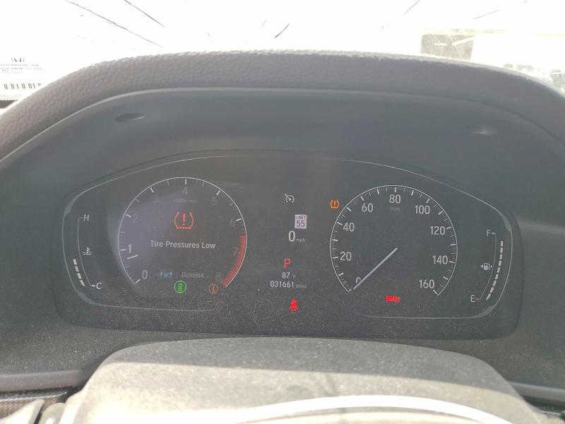 2021 Honda Accord VIN 1HGCV1F40MA073658 COPART salvage auction — ROOF, TN - SALVAGE CERTIFICATE, sold $7,600 on 2026-07-28 (photo 9)