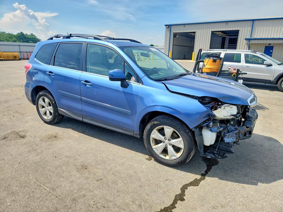 2015 Subaru Forester VIN JF2SJAHC6FH455098 COPART salvage auction — FRONT END, Me - Cert Of Title-Salvage Collisio, sold $500 on 2026-07-17 (photo 4)