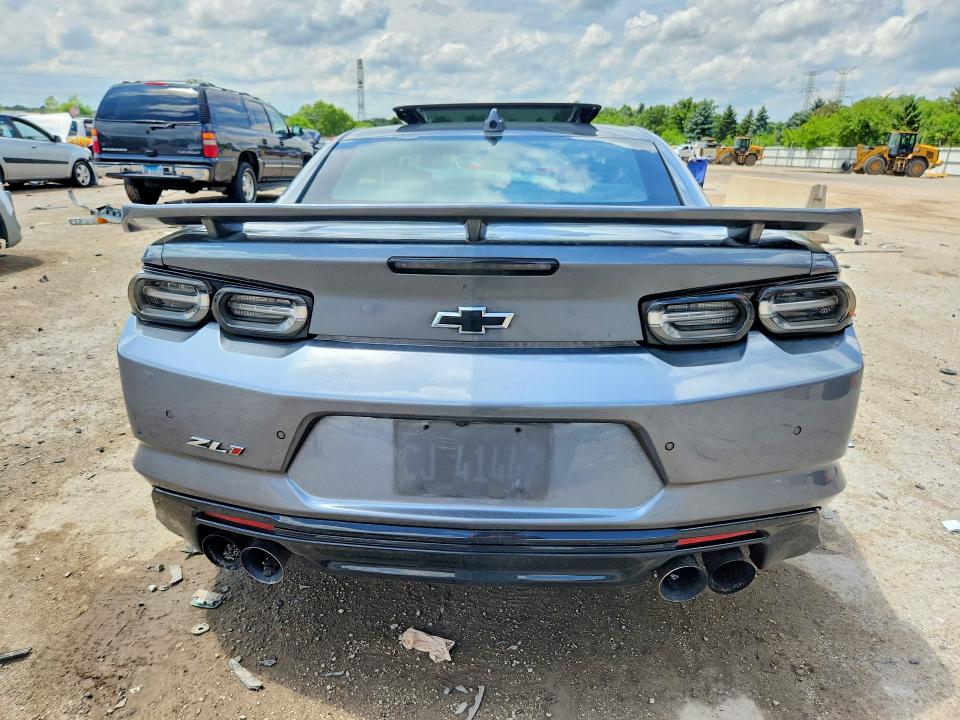 2021 Chevrolet Camaro VIN 1G1FK1R61M0101323 COPART salvage auction — FRONT END, IL - SALVAGE CERTIFICATE, sold $17,300 on 2026-07-28 (photo 6)