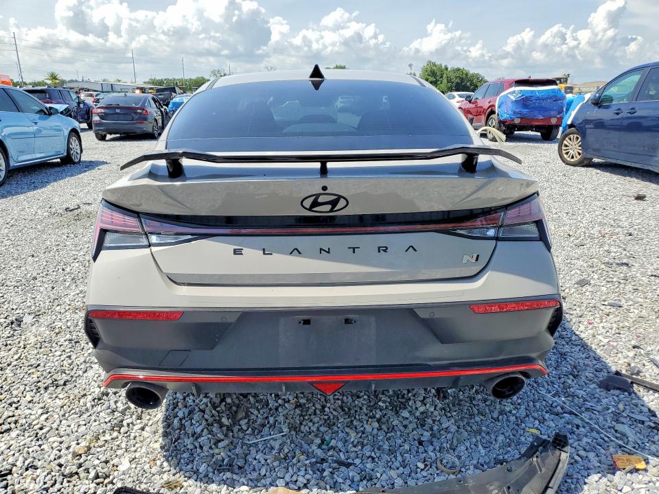 2026 Hyundai Elantra VIN KMHLW4DK1TU037906 COPART salvage auction — FRONT END, Fl - Cert Of Title Slvg Rebuildable, sold $9,200 on 2026-07-21 (photo 6)