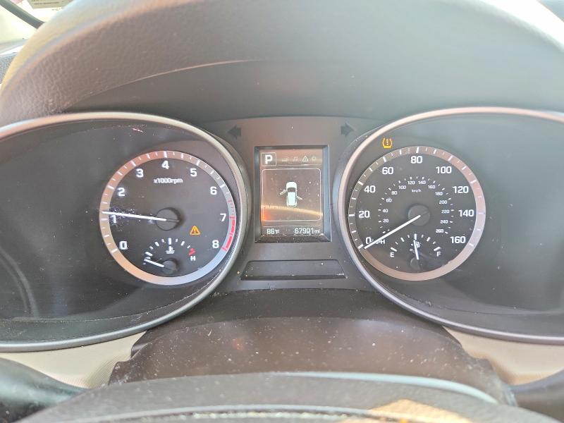 2018 Hyundai Santa fe VIN 5XYZUDLB3JG504635 COPART salvage auction — REAR END, Pa - Certificate Of Salvage, sold $3,550 on 2026-07-15 (photo 9)