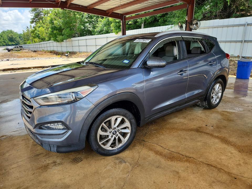 2016 Hyundai Tucson VIN KM8J33A42GU076252 COPART salvage auction — MINOR DENT/SCRATCHES, Tx - Certificate Of Title, sold $1,900 on 2026-07-21 (photo 1)