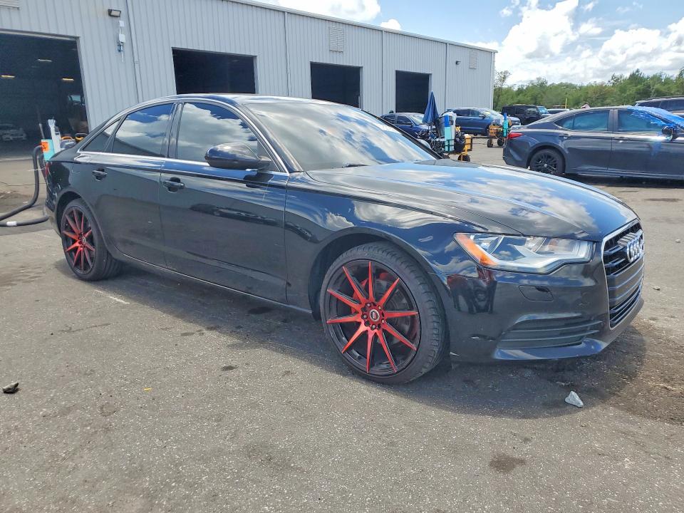 2013 Audi A6 VIN WAUCFAFC6DN119096 COPART salvage auction — SIDE, FL - CERT OF TITLE SLVG REBUILDABLE, sold $925 on 2026-07-27 (photo 4)