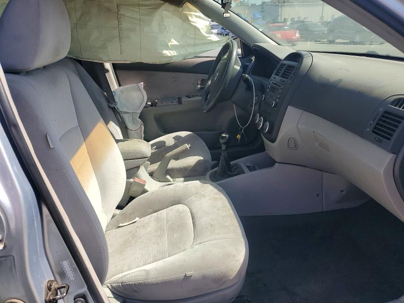 2007 Kia Spectra VIN KNAFE121975381543 COPART salvage auction — ALL OVER, Ca - Salvage Certificate, sold $275 on 2026-07-02 (photo 7)