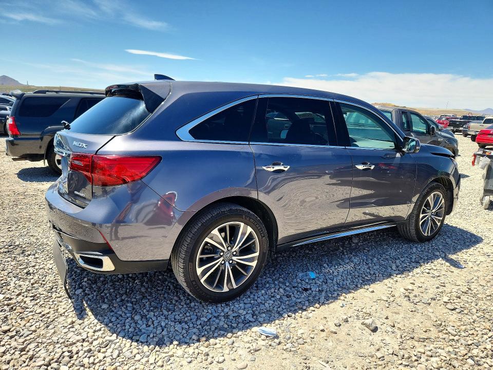 2020 Acura VIN 5J8YD4H52LL000021 COPART salvage auction — REAR END, Ut - Salvage Certificate, sold $7,000 on 2026-07-02 (photo 3)