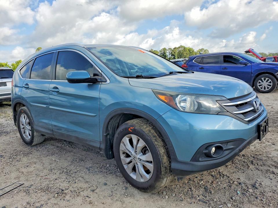 2014 Honda Cr-v VIN 2HKRM3H7XEH557121 COPART salvage auction — BIOHAZARD/CHEMICAL, Tx - Salvage Vehicle Title, sold $4,200 on 2026-07-02 (photo 4)