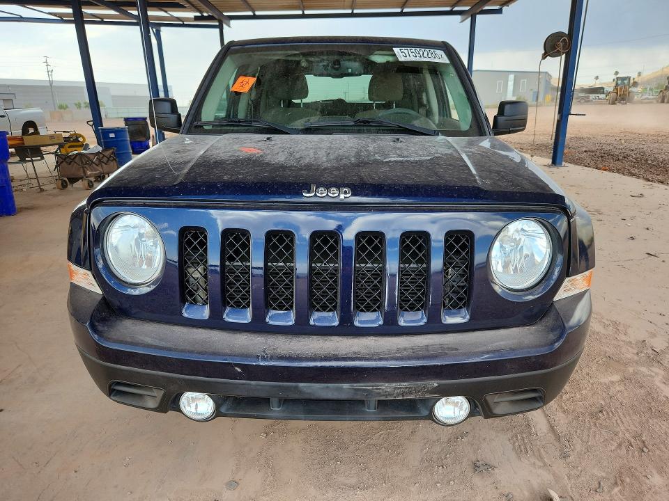 2017 Jeep Liberty (patriot) VIN 1C4NJPBB9HD136321 COPART salvage auction — FRONT END, Az - Cert Of Title - Salvage, sold $1,350 on 2026-07-09 (photo 5)