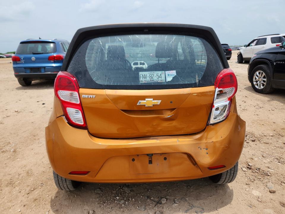 2018 Chevrolet Spark VIN MA6CB6CD0JT013257 COPART salvage auction — FRONT END, Tx - Salvage Vehicle Title, sold $10 on 2026-07-30 (photo 6)