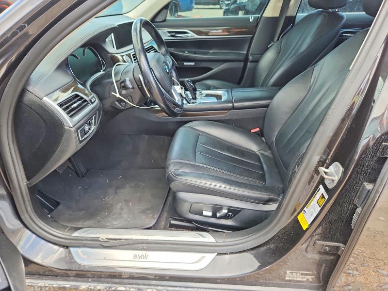 2018 BMW 7er VIN WBA7E2C57JG741481 COPART salvage auction — MINOR DENT/SCRATCHES, Tx - Certificate Of Title, sold $4,350 on 2026-07-28 (photo 7)