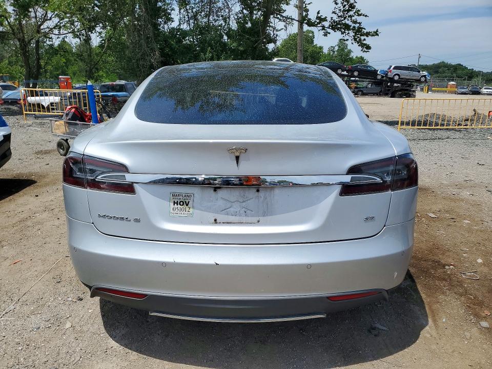2014 Tesla VIN 5YJSA1H10EFP53321 COPART salvage auction — FRONT END, Md - Cert Of Salvage > 75% Damage, sold $1,950 on 2026-07-09 (photo 6)