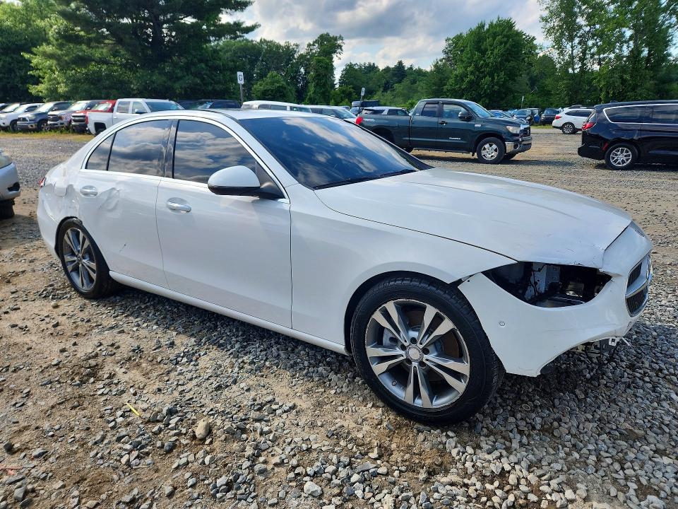2023 Mercedes-benz C-klasse VIN W1KAF4HB4PR138510 COPART salvage auction — FRONT END, In - Certificate Of Title, sold $16,500 on 2026-07-08 (photo 4)