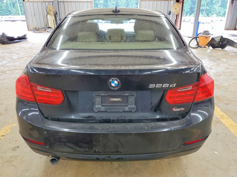 2014 BMW 3er VIN WBA3D3C54EF099241 COPART salvage auction — FRONT END, Nc - Salvage Certificate Of Title, sold $175 on 2026-07-29 (photo 6)