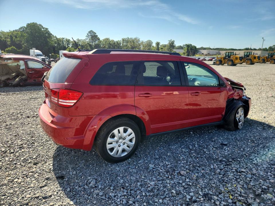 2017 Dodge Journey VIN 3C4PDCAB7HT622596 COPART salvage auction — FRONT END, Ga - Cert Of Title-Salvage, sold $875 on 2026-08-25 (photo 3)