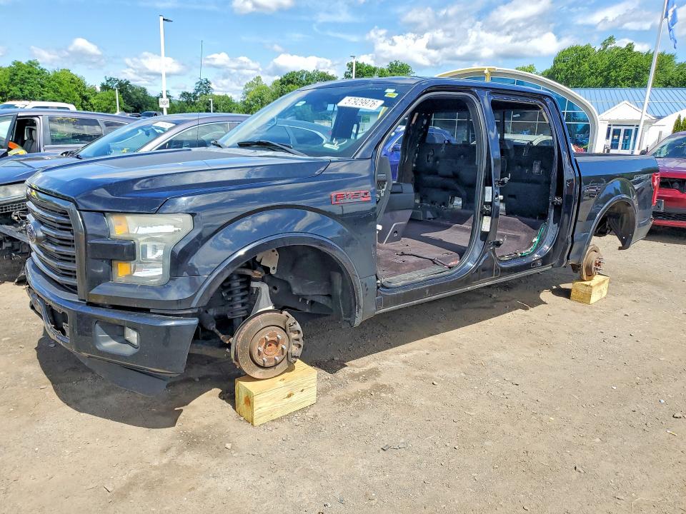 2016 Ford VIN 1FTEW1CG7GFA68127 COPART salvage auction — STRIPPED, CT - CERT OF TITLE-SALVAGE, sold $1,250 on 2026-07-02 (photo 1)