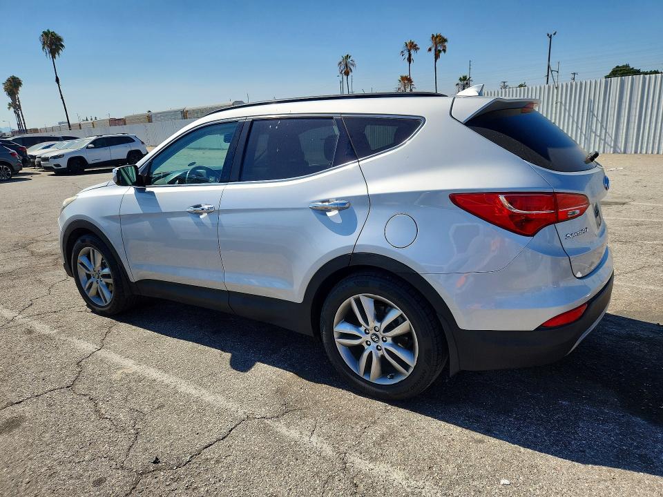 2014 Hyundai Santa fe VIN 5XYZU3LA8EG191542 COPART salvage auction — VANDALISM, Ca - Salvage Certificate, sold $1,750 on 2026-07-31 (photo 2)