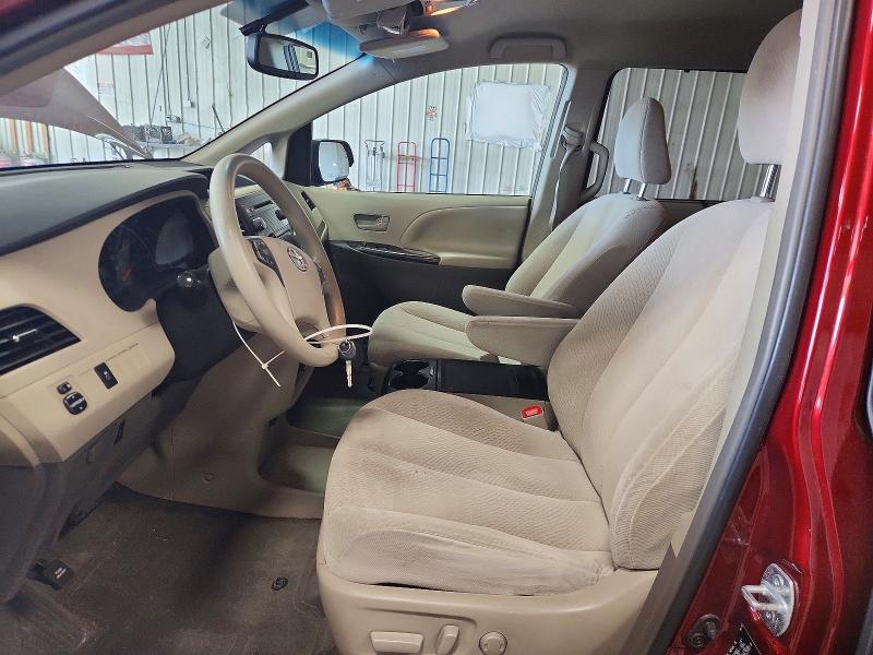 2013 Toyota Sienna VIN 5TDKK3DC9DS400425 COPART salvage auction — REAR END, Pa - Certificate Of Salvage, sold $650 on 2026-07-13 (photo 7)