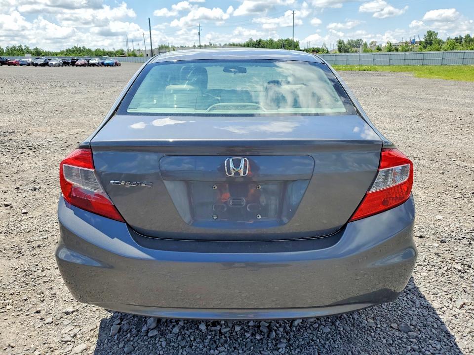 2012 Honda Civic VIN 2HGFB2E49CH017036 COPART salvage auction — SIDE, On - Permit No Brand - Unfit, sold $1,050 on 2026-07-02 (photo 6)