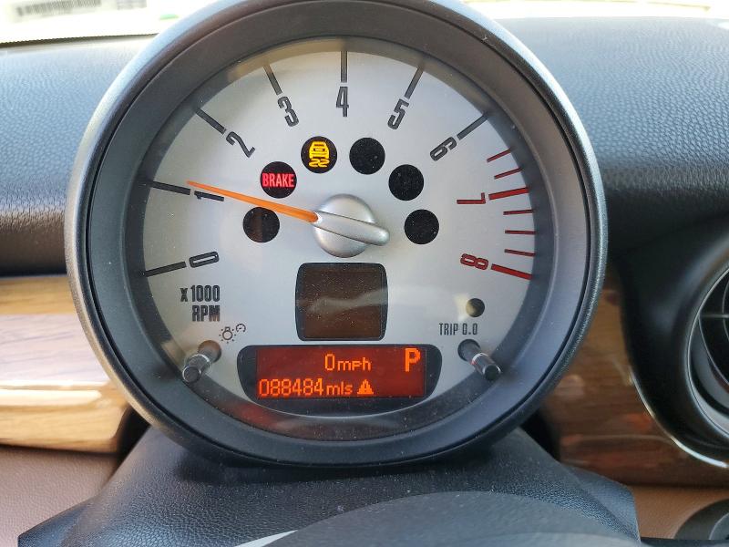 2012 Mini Cooper VIN WMWSU3C59CT256028 COPART salvage auction — FRONT END, Ca - Salvage Certificate, sold $175 on 2026-07-16 (photo 9)