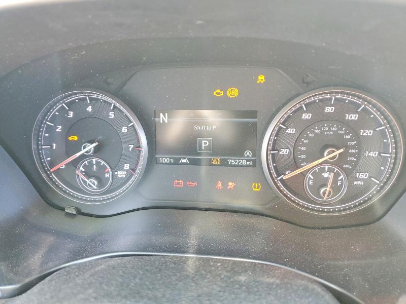 2023 Hyundai Santa fe VIN 5NMS24AJXPH551077 COPART salvage auction — FRONT END, Ga - Cert Of Title-Salvage, sold $3,900 on 2026-07-27 (photo 9)