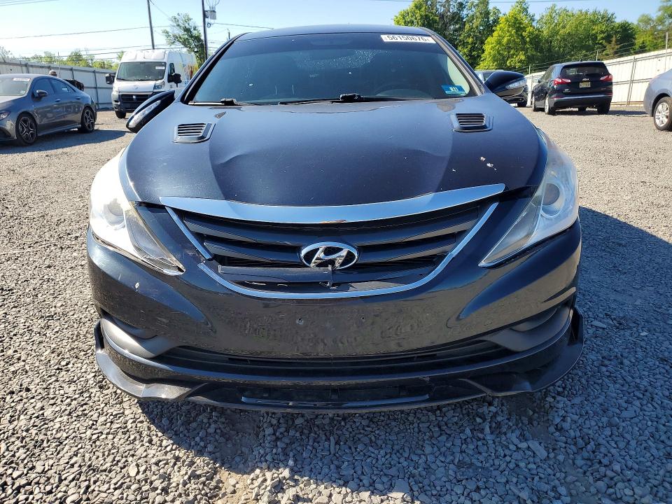 2014 Hyundai Sonata VIN 5NPEB4AC7EH813023 COPART salvage auction — REAR END, Nj - Cert Of Title-Salvage, sold $725 on 2026-07-02 (photo 5)