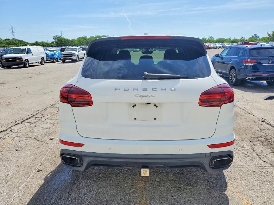 2018 Porsche Cayenne VIN WP1AA2A20JKA01571 COPART salvage auction — FRONT END, Il - Salvage Certificate, sold $4,450 on 2026-07-06 (photo 6)