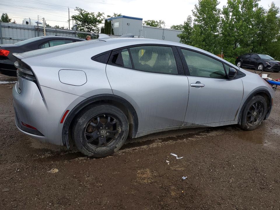 2023 Toyota Prius prime VIN JTDACACU6P3010704 COPART salvage auction — FRONT END, ON - PERMIT NO BRAND - UNFIT, sold $4,700 on 2026-07-23 (photo 3)