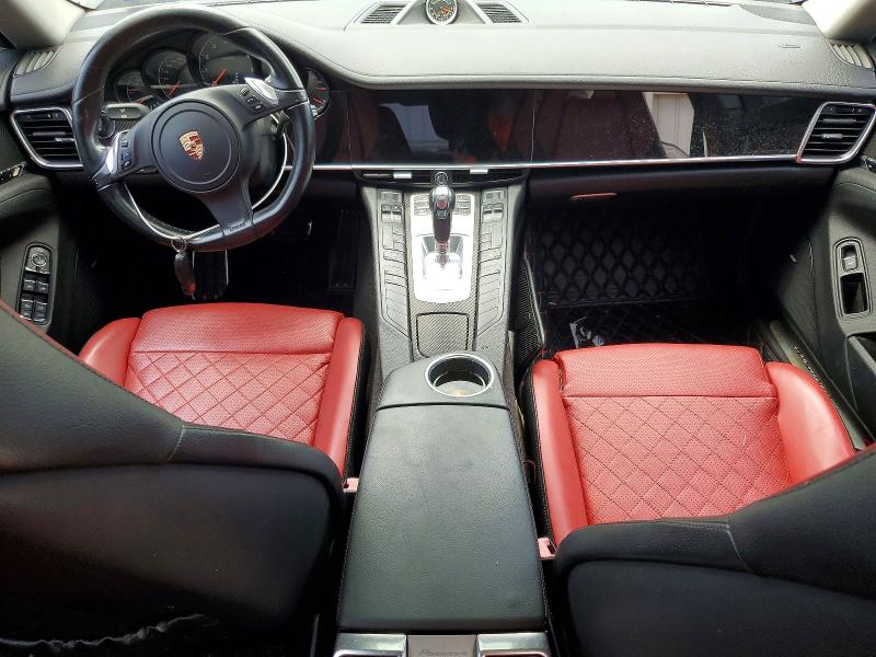 2014 Porsche Panamera VIN WP0AA2A71EL005349 COPART salvage auction — WATER/FLOOD, TX - SALVAGE TITLE-FLOOD DAMAGE, sold $3,700 on 2026-09-08 (photo 8)