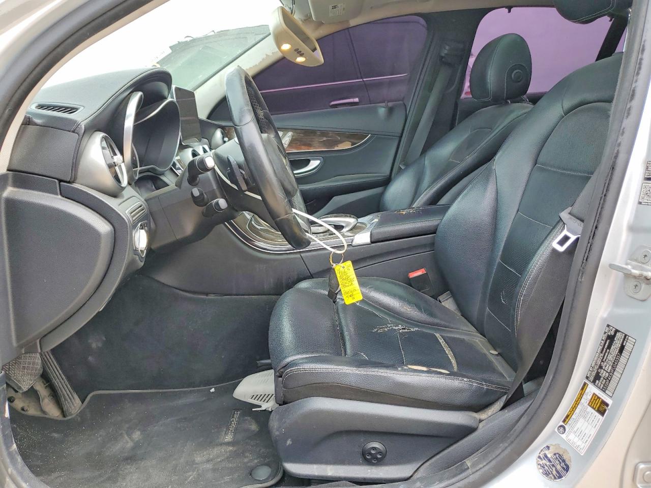2015 Mercedes-Benz C-Class VIN 55SWF4KB9FU040357 COPART salvage auction — Front End, TX - SALVAGE VEHICLE TITLE (P), sold $1,950 on 2026-07-09 (photo 7)