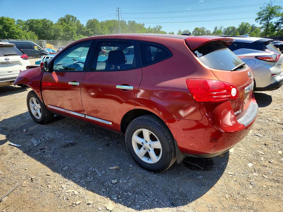 2013 Nissan Rogue VIN JN8AS5MT9DW024434 COPART salvage auction — FRONT END, Md - Cert Of Salvage > 75% Damage, sold $375 on 2026-07-17 (photo 2)