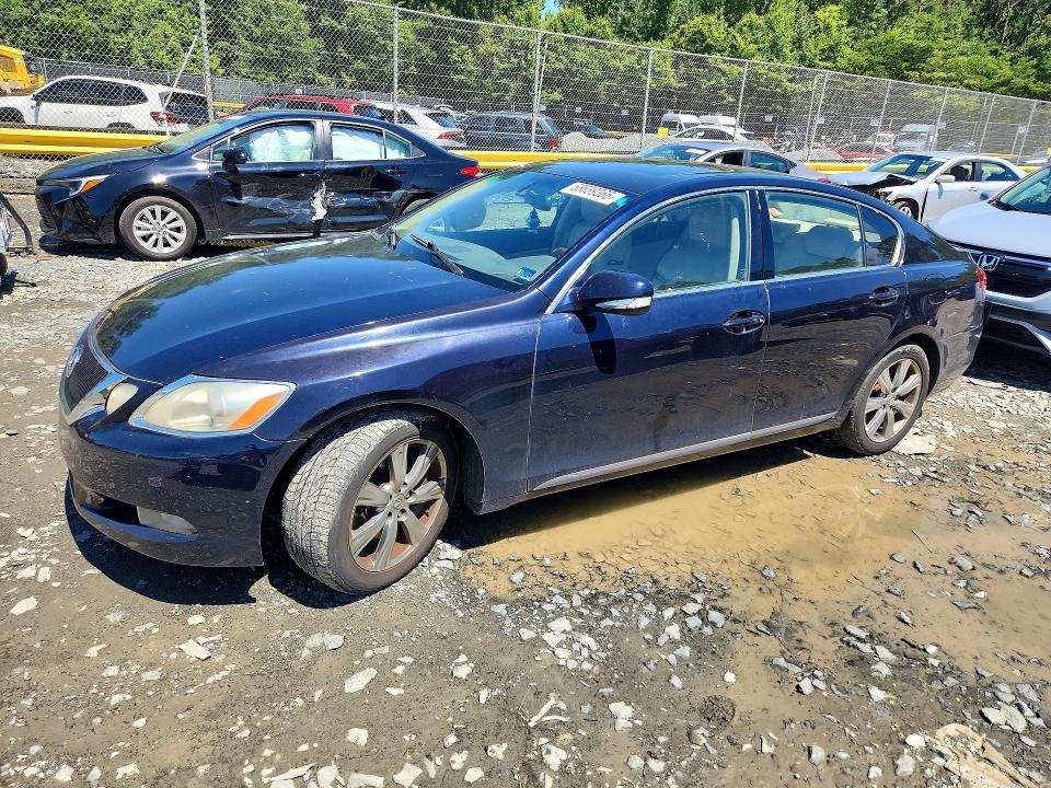 2008 Lexus Gs VIN JTHCE96SX80015949 COPART salvage auction — SIDE, Md - Cert Of Salvage > 75% Damage, sold $400 on 2026-07-17 (photo 1)