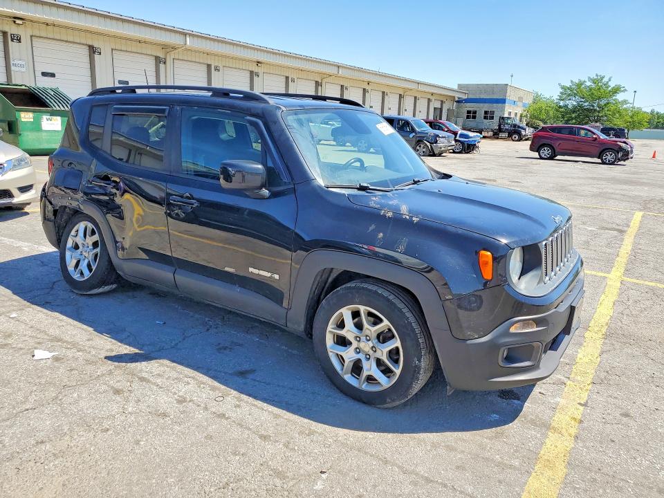 2018 Jeep Renegade VIN ZACCJABB4JPG79104 COPART salvage auction — REAR END, Ky - Cert Of Title-Salvage, sold $525 on 2026-07-13 (photo 4)