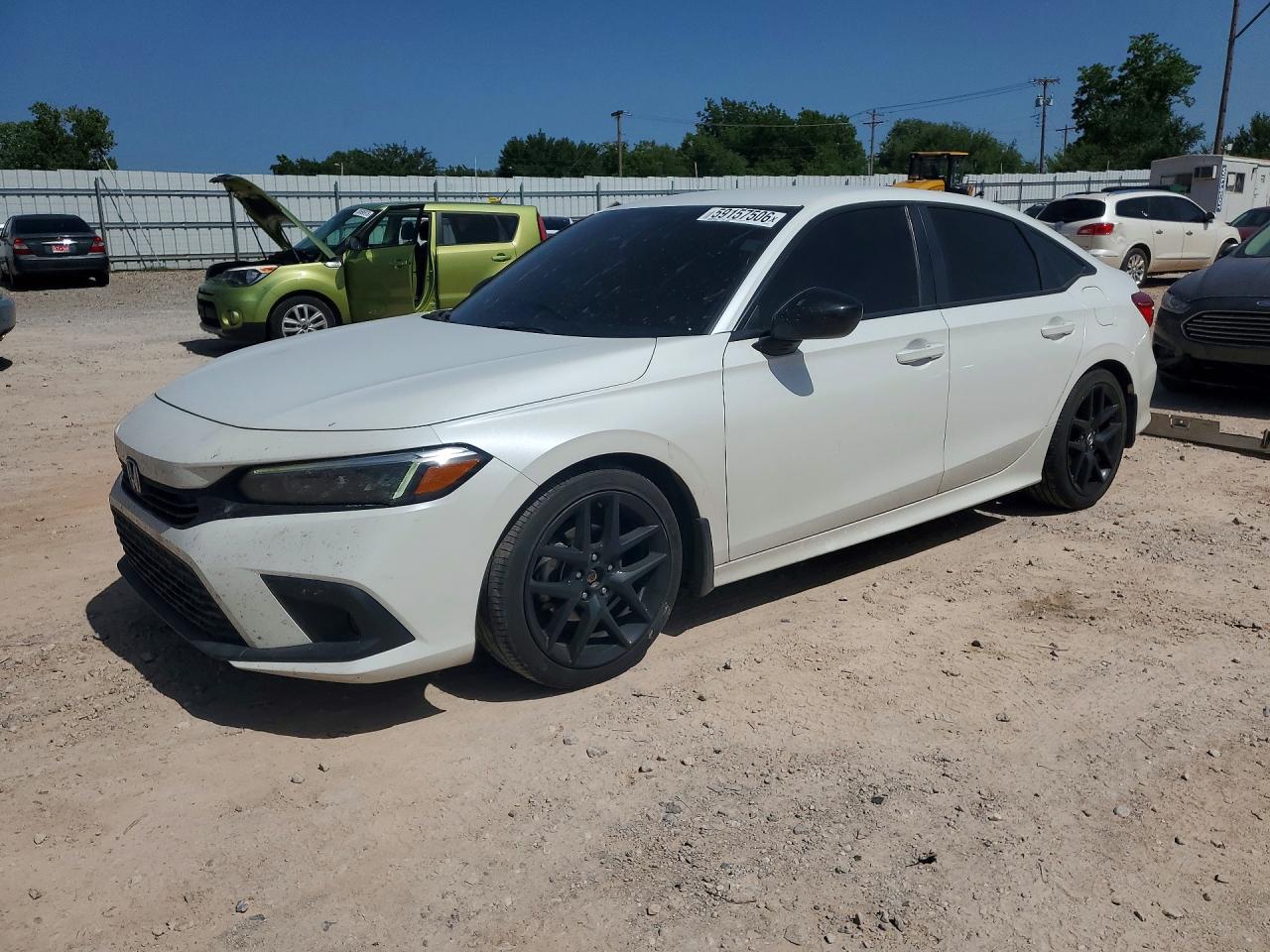 2022 Honda Civic VIN 2HGFE2F56NH564993 — COPART salvage auction photo