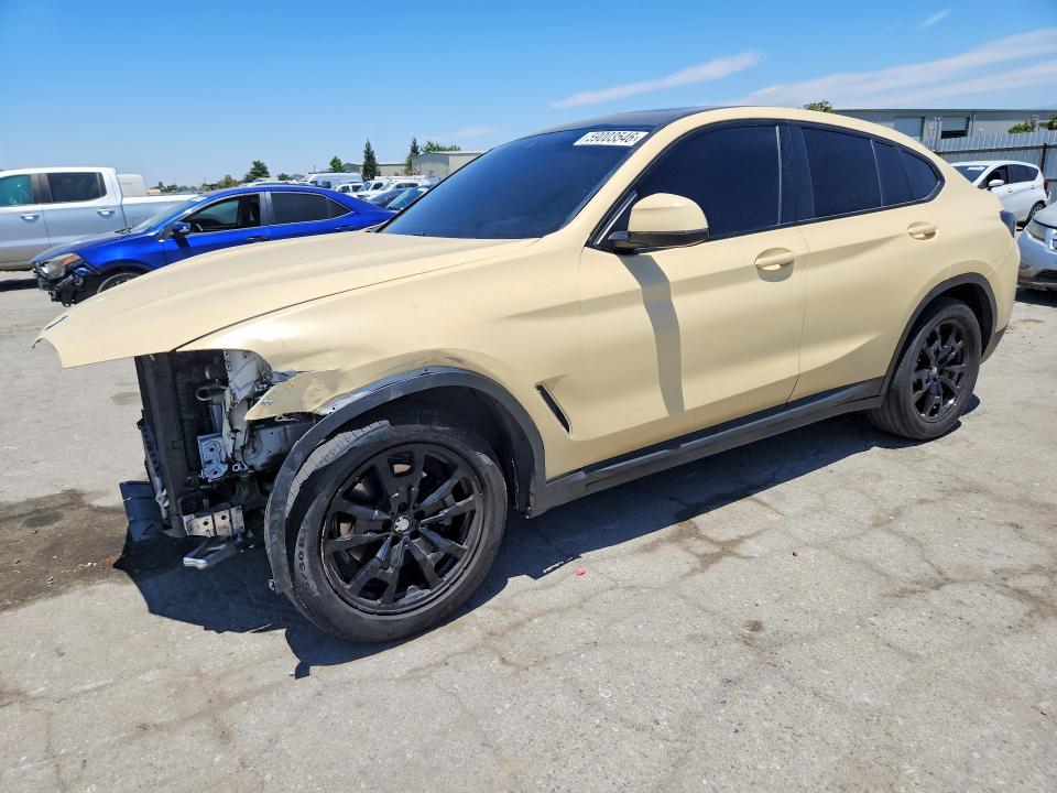 2022 BMW X4 VIN 5UX33DT00N9K67342 COPART salvage auction — FRONT END, Ca - Salvage Certificate, sold $9,300 on 2026-07-10 (photo 1)