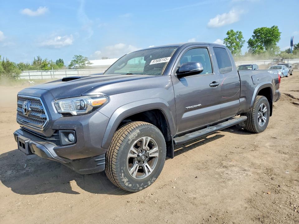 2017 Toyota Tacoma VIN 5TFSZ5AN4HX116262 COPART salvage auction — REAR END, OH - CERT OF TITLE-SALVAGE, sold $13,800 on 2026-07-09 (photo 1)