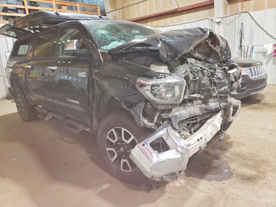 2018 Toyota Tundra VIN 5TFHY5F19JX742298 COPART salvage auction — FRONT END, Ak - Bill Of Sale- Salvage, sold $2,200 on 2026-07-07 (photo 4)