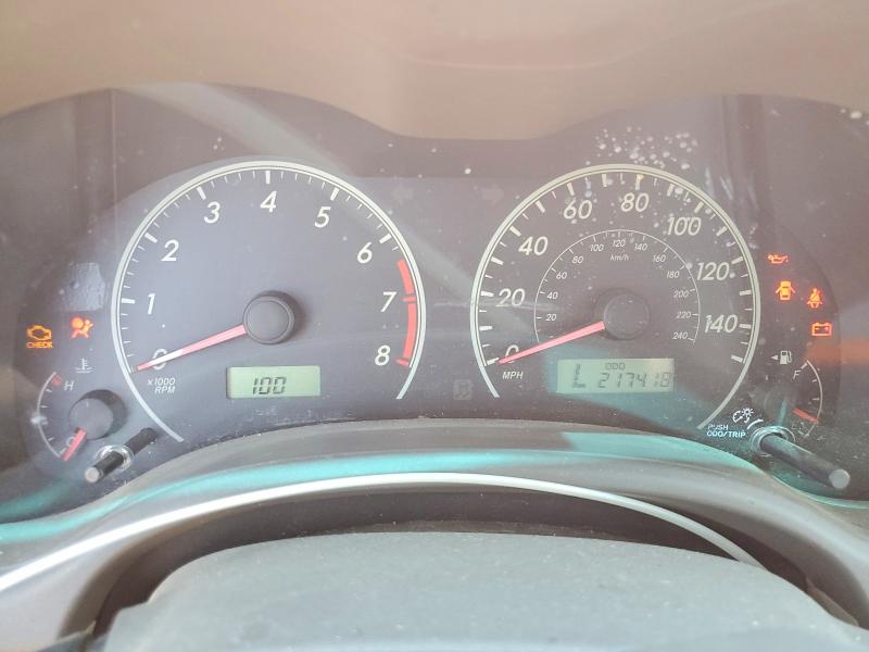 2009 Toyota Corolla VIN JTDBL40E099045757 COPART salvage auction — FRONT END, Ca - Salvage Certificate, sold $800 on 2026-07-09 (photo 9)