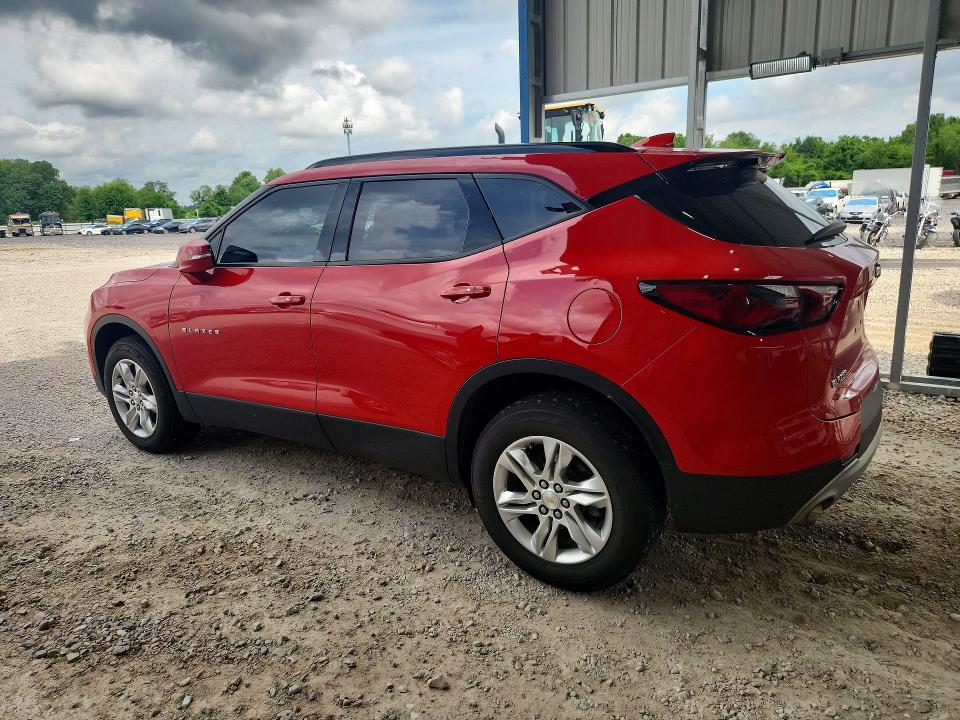 2021 Chevrolet Blazer VIN 3GNKBCR43MS529099 COPART salvage auction — HAIL, MO - CERTIFICATE OF TITLE, sold $11,600 on 2026-07-22 (photo 2)