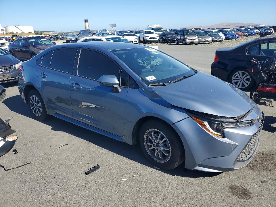 2022 Toyota Corolla VIN JTDEAMDE5N3008892 COPART salvage auction — FRONT END, Ca - Salvage Certificate, sold $4,600 on 2026-07-08 (photo 4)