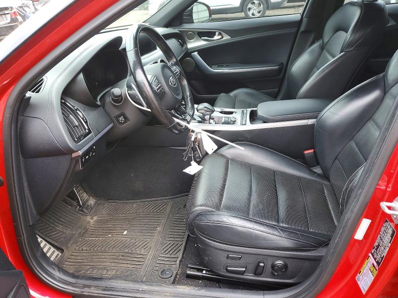 2018 Kia Stinger VIN KNAE55LC9J6016350 COPART salvage auction — REAR END, Ct - Cert Of Title-Salvage, sold $6,800 on 2026-07-24 (photo 7)