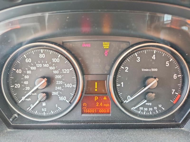 2008 BMW 3 series VIN WBAVC93538K042619 COPART salvage auction — MECHANICAL, Tx - Certificate Of Title, sold $275 on 2026-07-02 (photo 9)