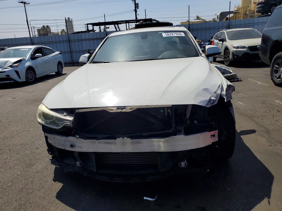 2015 BMW 3er VIN WBA3A5G54FNS90969 COPART salvage auction — FRONT END, Ca - Salvage Certificate, sold $1,750 on 2026-07-08 (photo 5)
