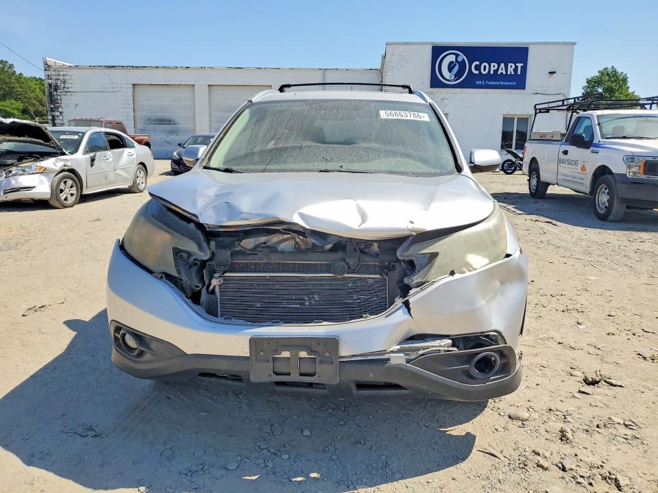 2012 Honda Cr-v VIN JHLRM4H74CC002179 COPART salvage auction — FRONT END, Id - Salvage Certificate Of Title, sold $1,700 on 2026-07-21 (photo 5)